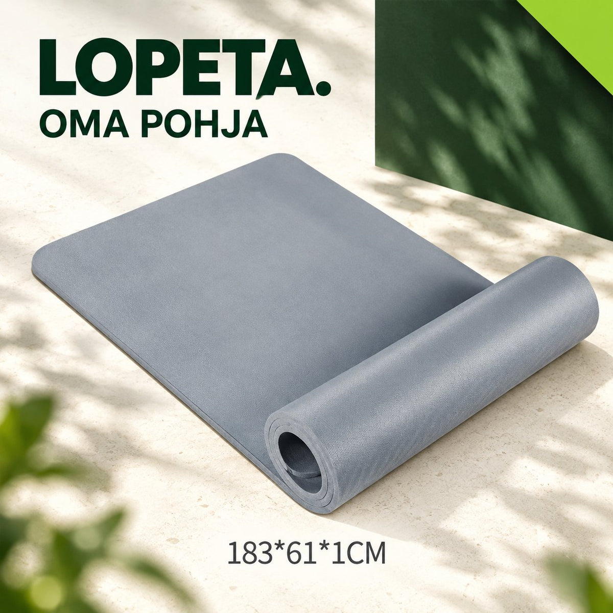 OMA POHJA / Harjoitusmatto 10 mm / LOPETA-brändikuva