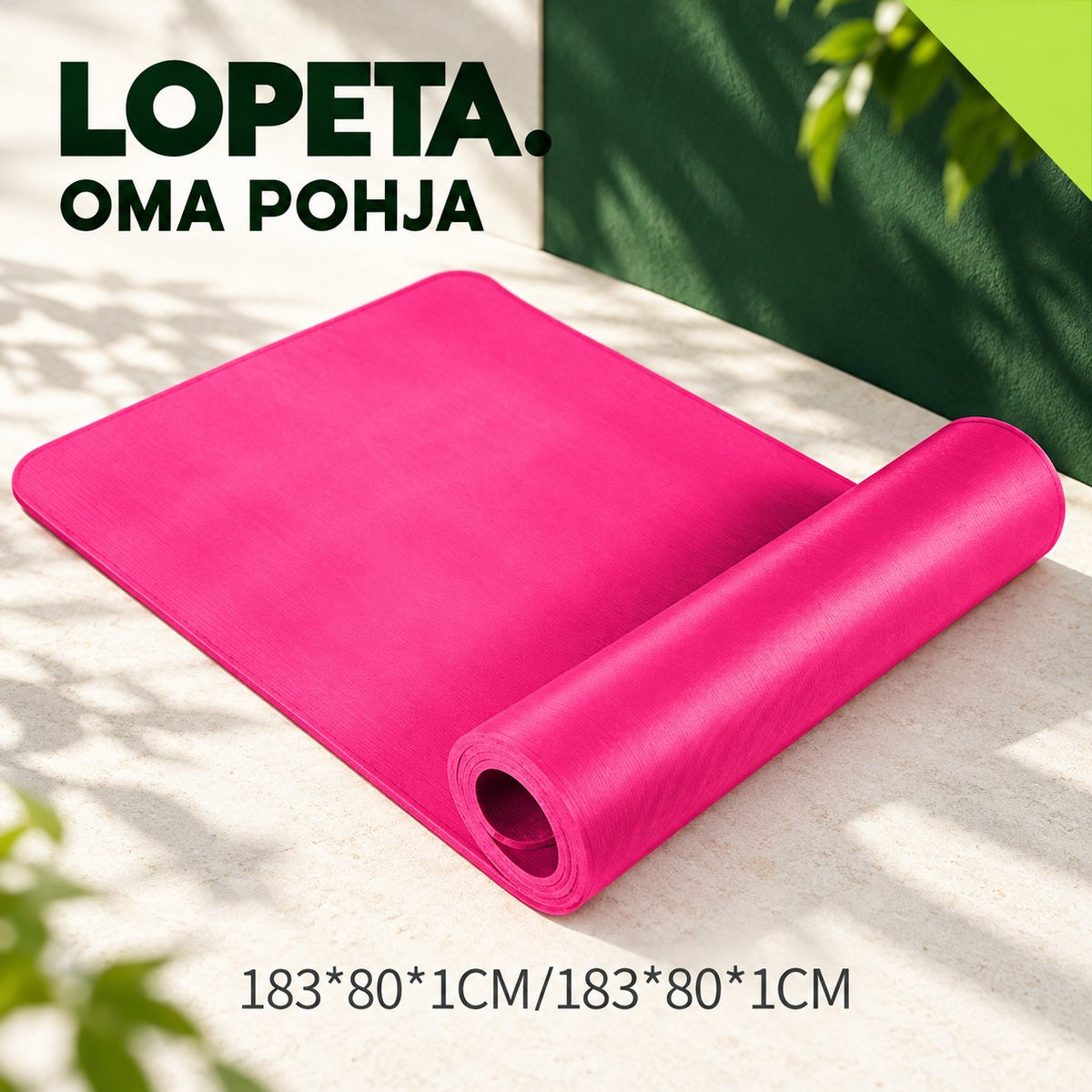 OMA POHJA / Harjoitusmatto 10 mm / LOPETA-brändikuva