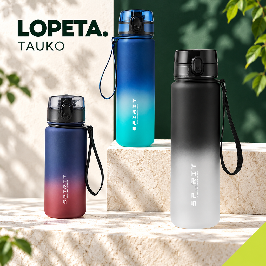 TAUKO / Juomapullo / LOPETA-brändikuva