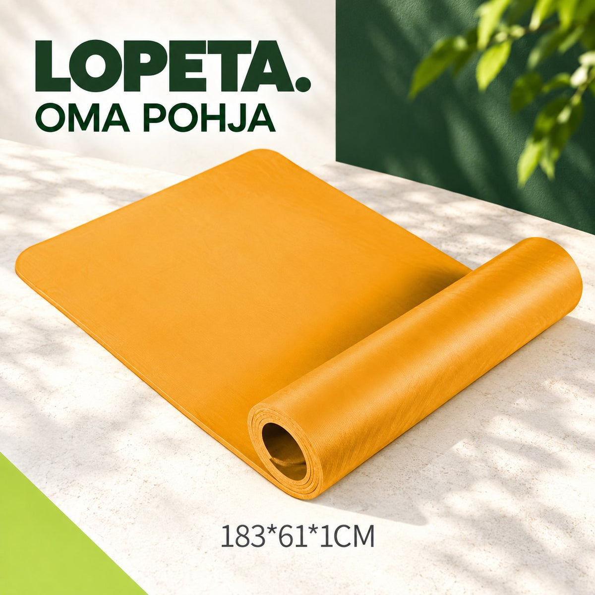 OMA POHJA / Harjoitusmatto 10 mm / LOPETA-brändikuva