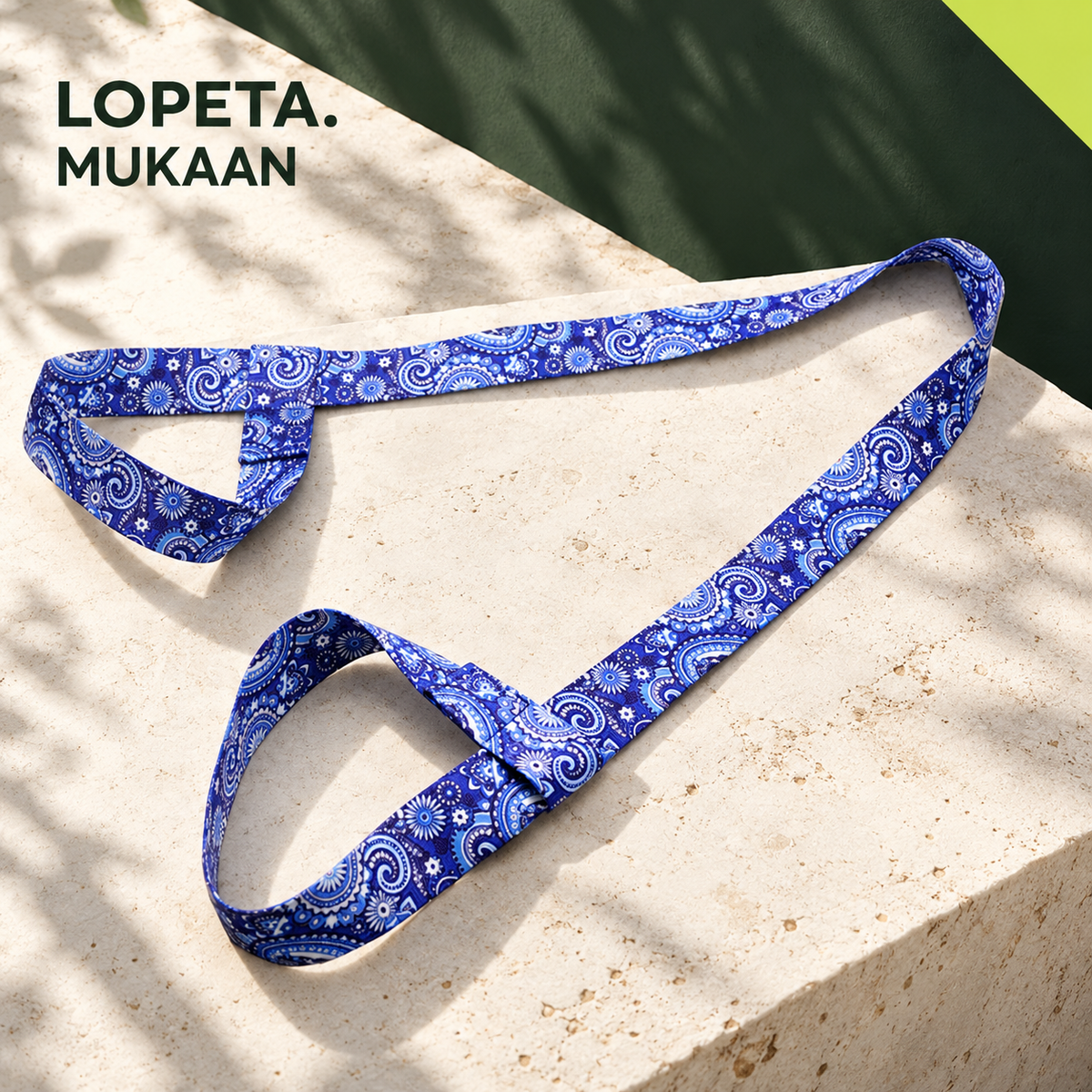 MUKAAN / Joogamaton kantohihna / LOPETA-brändikuva
