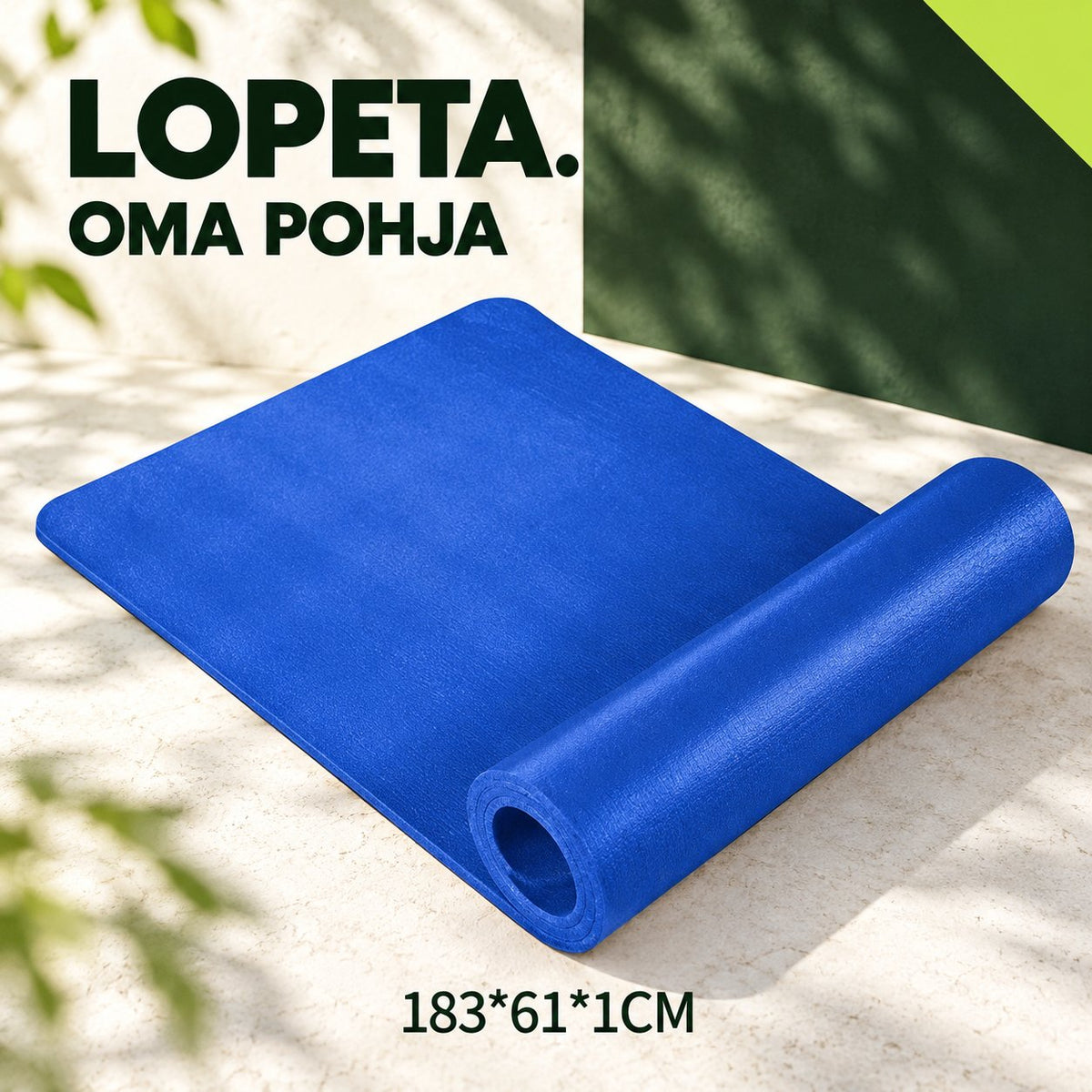 OMA POHJA / Harjoitusmatto 10 mm / LOPETA-brändikuva