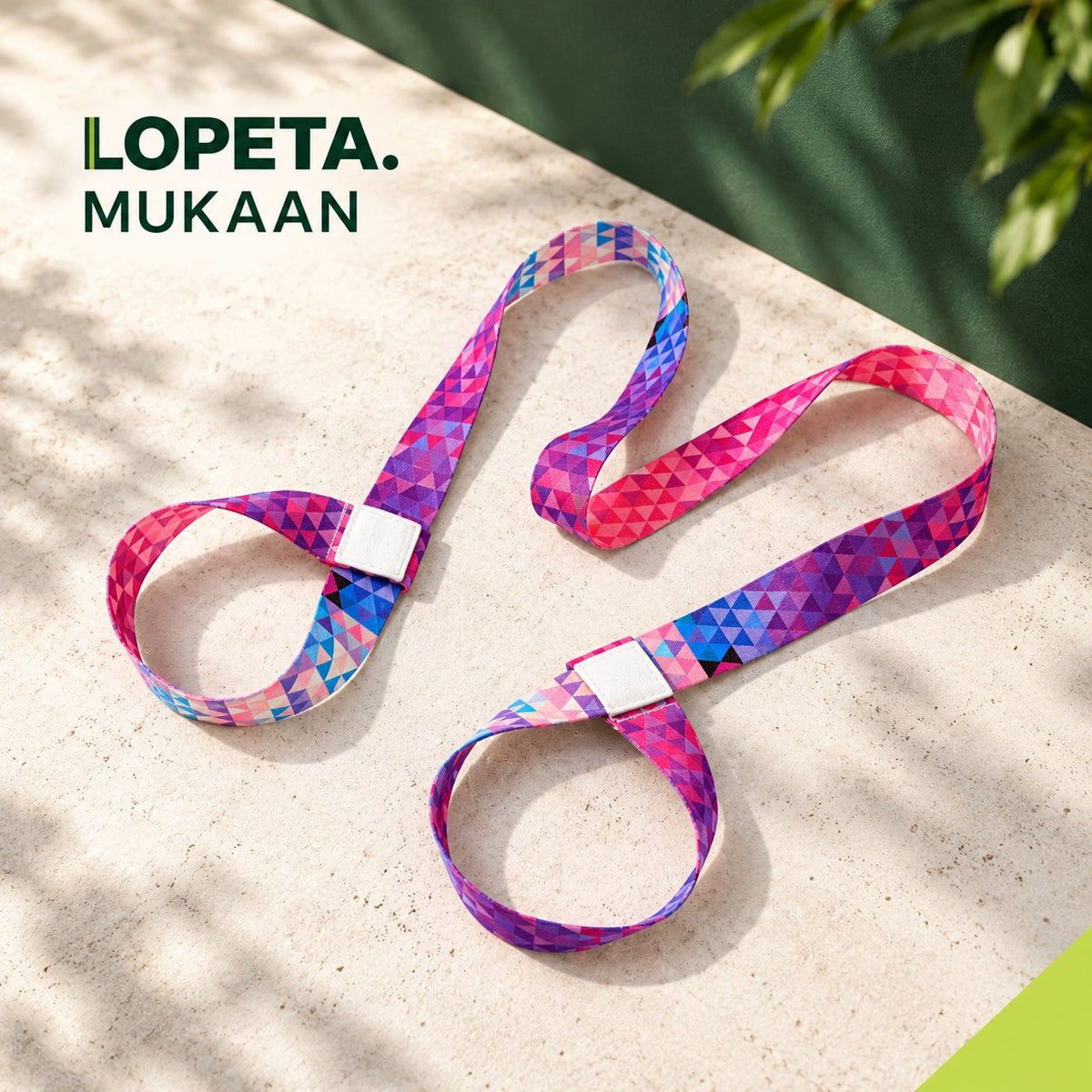 MUKAAN / Joogamaton kantohihna / LOPETA-brändikuva