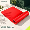 OMA POHJA / Harjoitusmatto 10 mm Lopetan raikkaassa brändikuvassa.