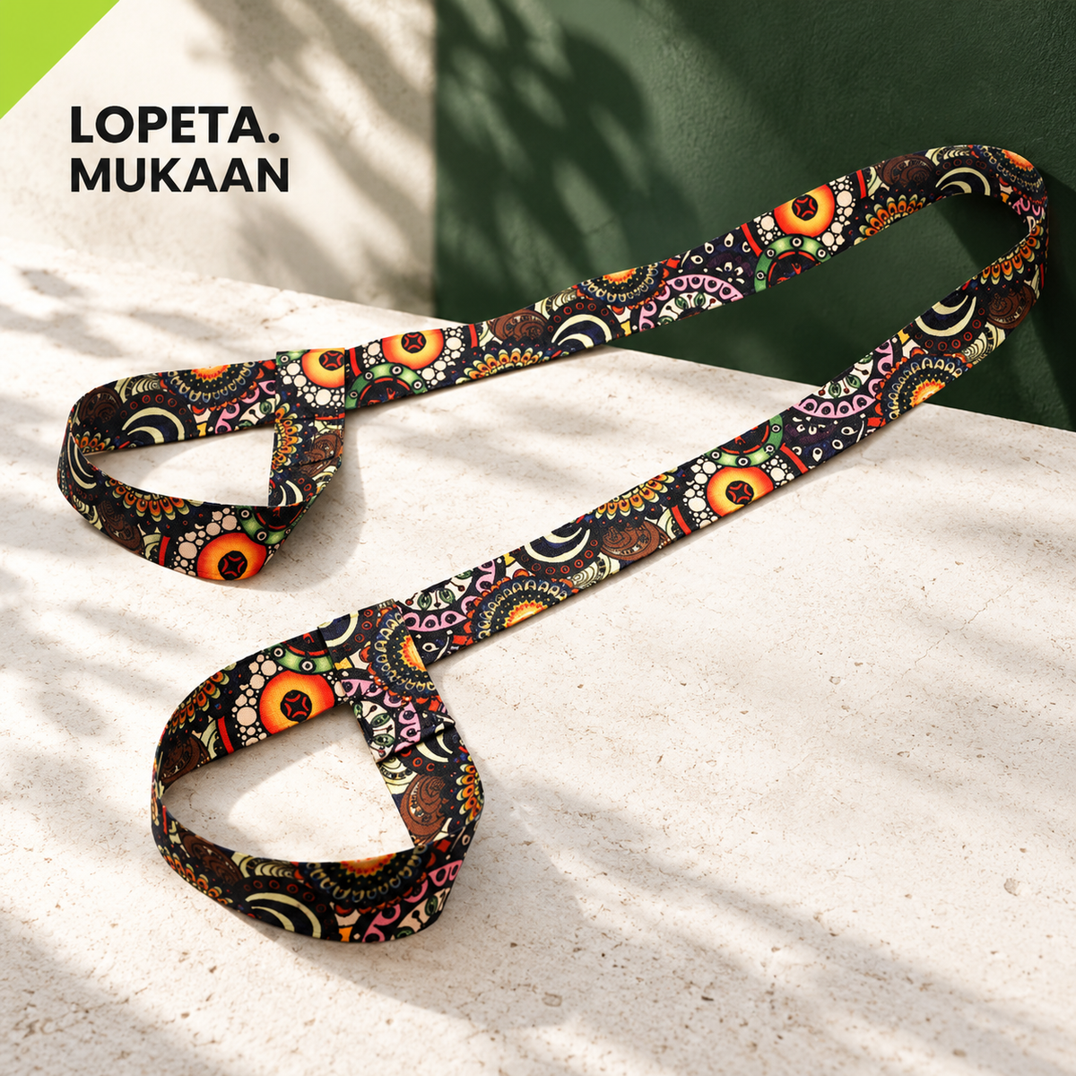MUKAAN / Joogamaton kantohihna / LOPETA-brändikuva