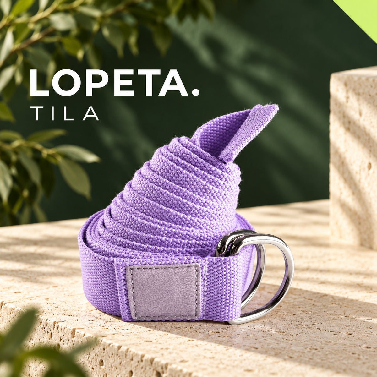 TILA / Puuvillainen venyttelyhihna / LOPETA-brändikuva