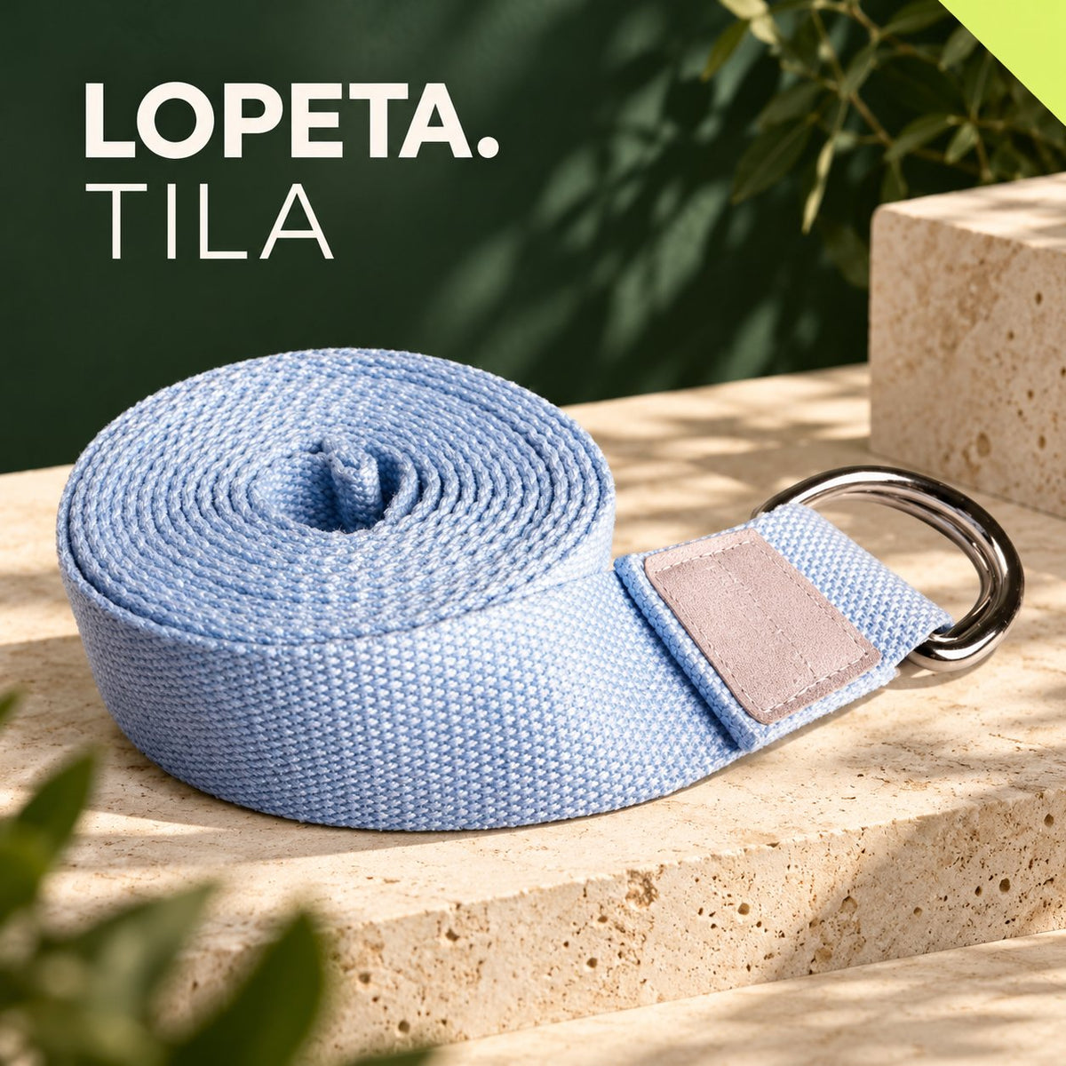 TILA / Puuvillainen venyttelyhihna / LOPETA-brändikuva