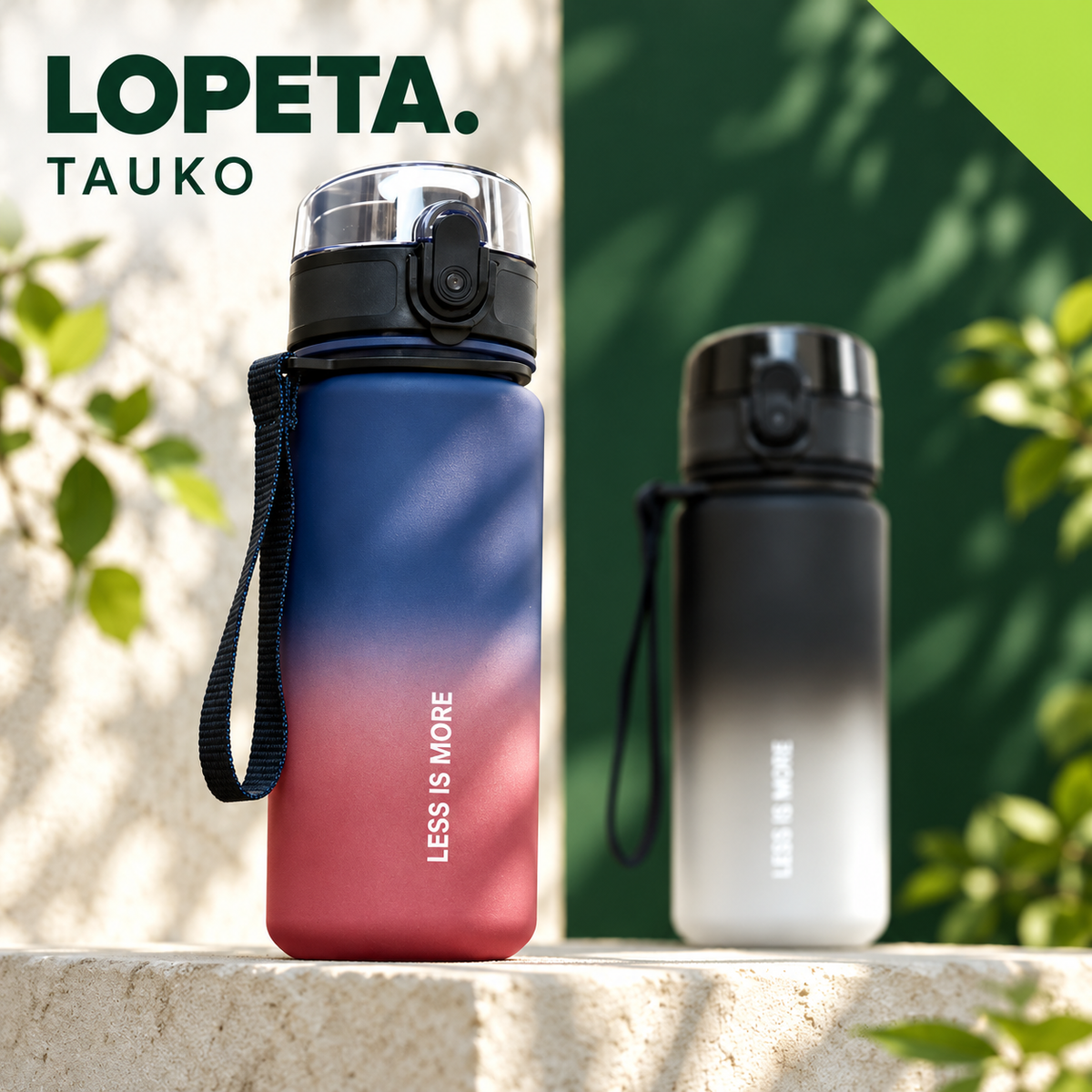 TAUKO / Juomapullo / LOPETA-brändikuva