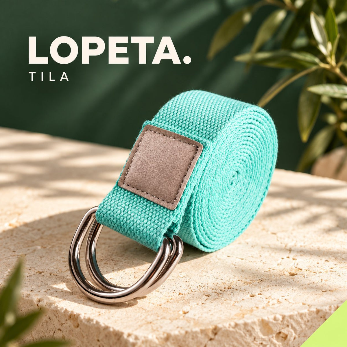 TILA / Puuvillainen venyttelyhihna / LOPETA-brändikuva