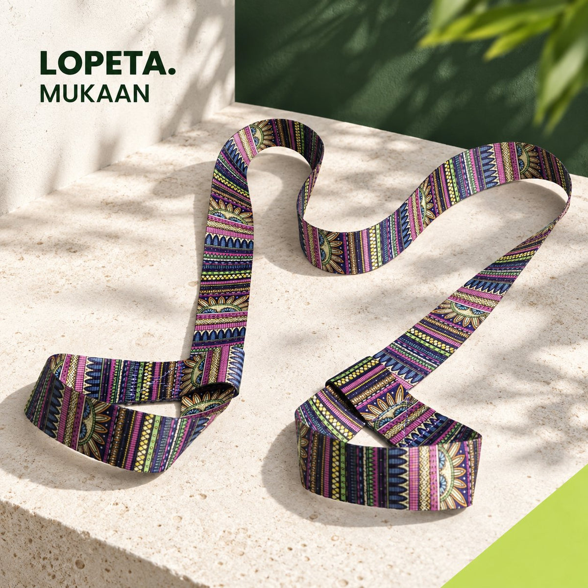 MUKAAN / Joogamaton kantohihna / LOPETA-brändikuva
