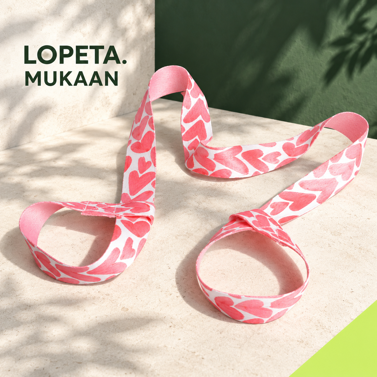MUKAAN / Joogamaton kantohihna / LOPETA-brändikuva
