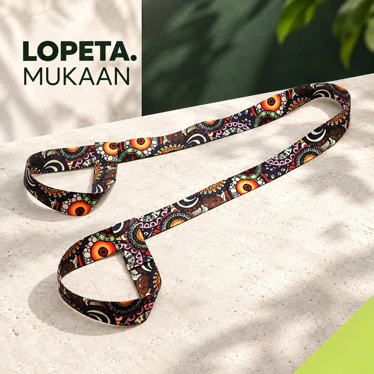 MUKAAN / Joogamaton kantohihna / LOPETA-brändikuva