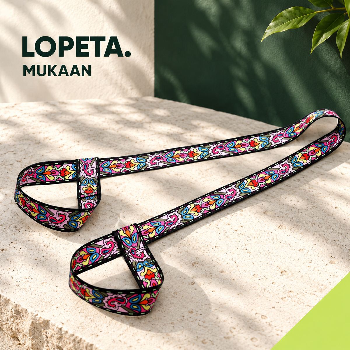 MUKAAN / Joogamaton kantohihna / LOPETA-brändikuva