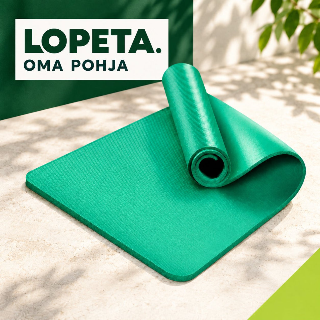 OMA POHJA / Harjoitusmatto 10 mm / LOPETA-brändikuva