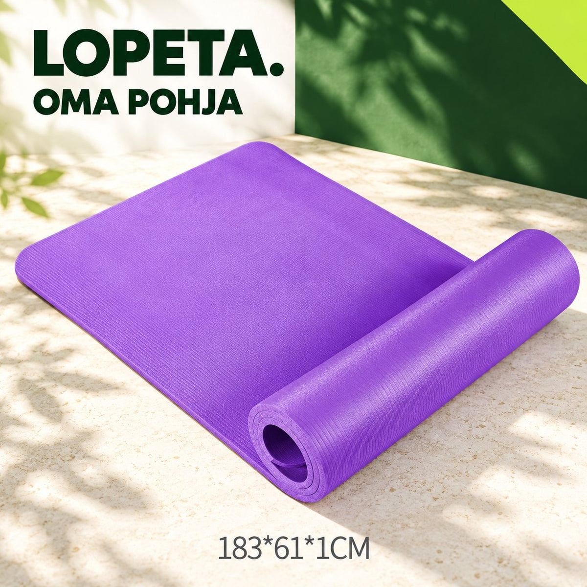 OMA POHJA / Harjoitusmatto 10 mm / LOPETA-brändikuva