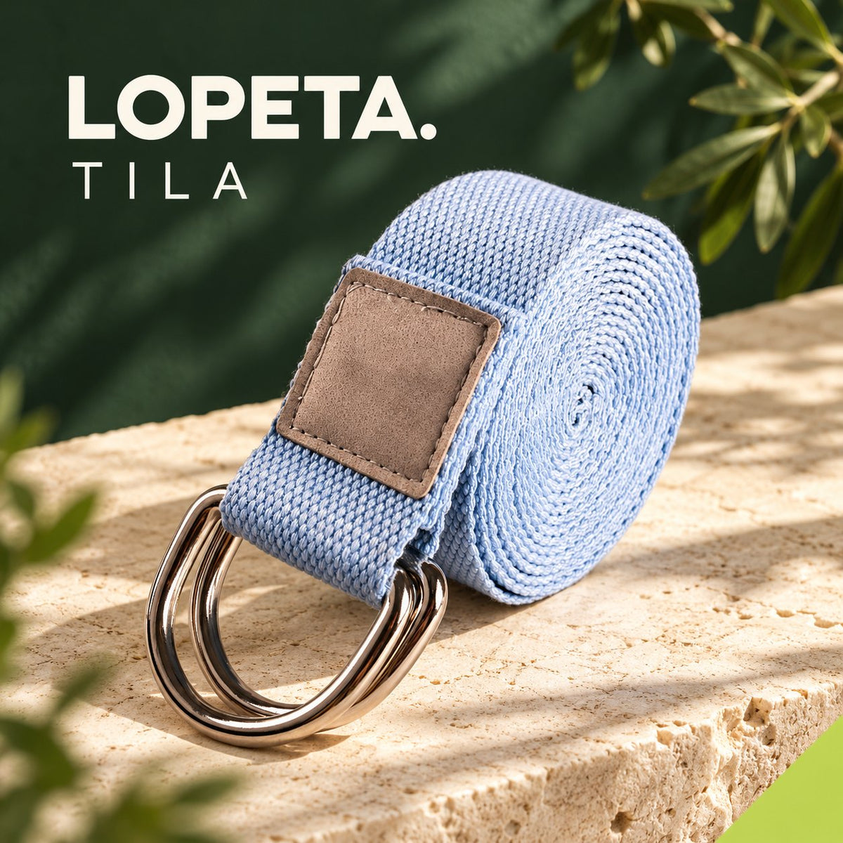 TILA / Puuvillainen venyttelyhihna / LOPETA-brändikuva