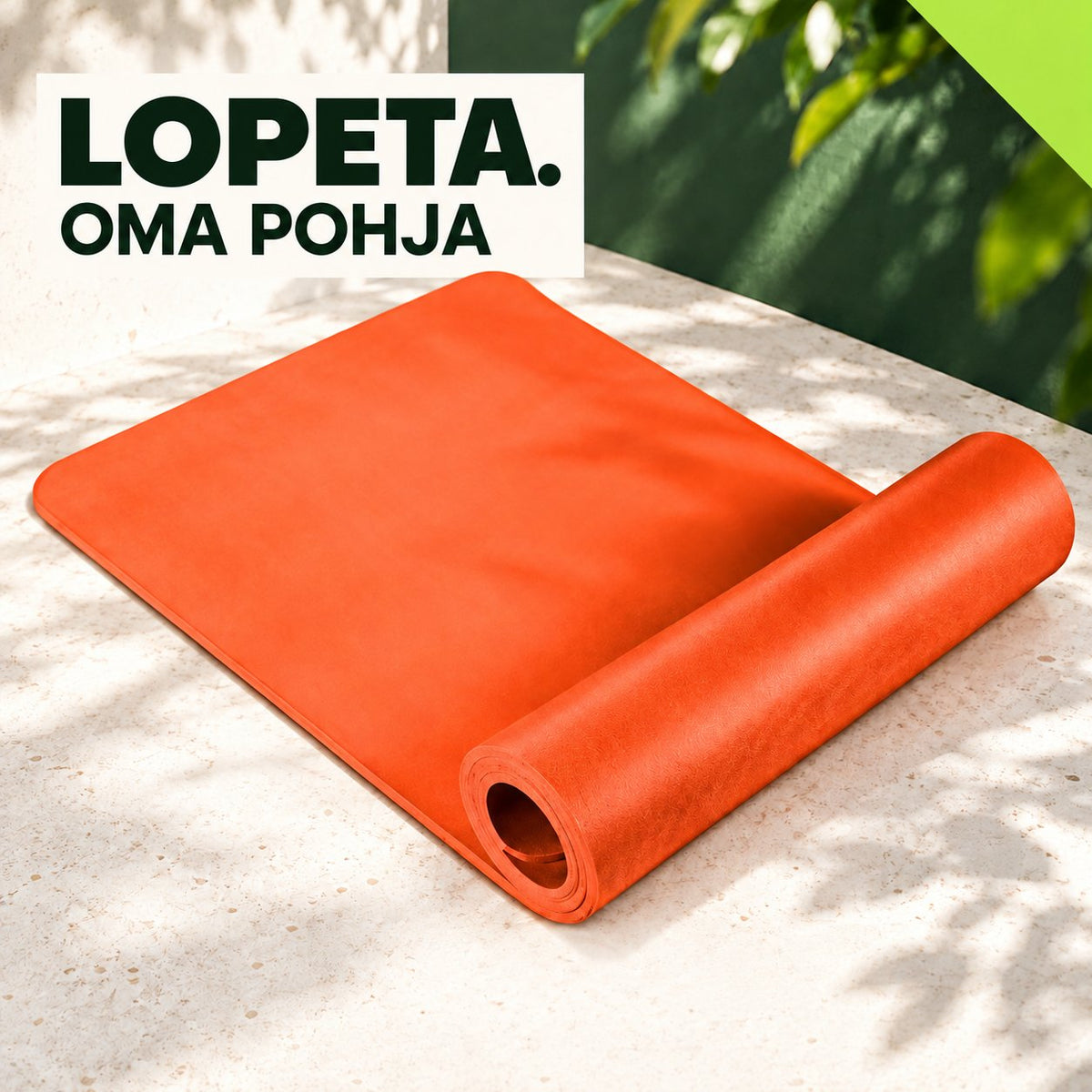 OMA POHJA / Harjoitusmatto 10 mm / LOPETA-brändikuva