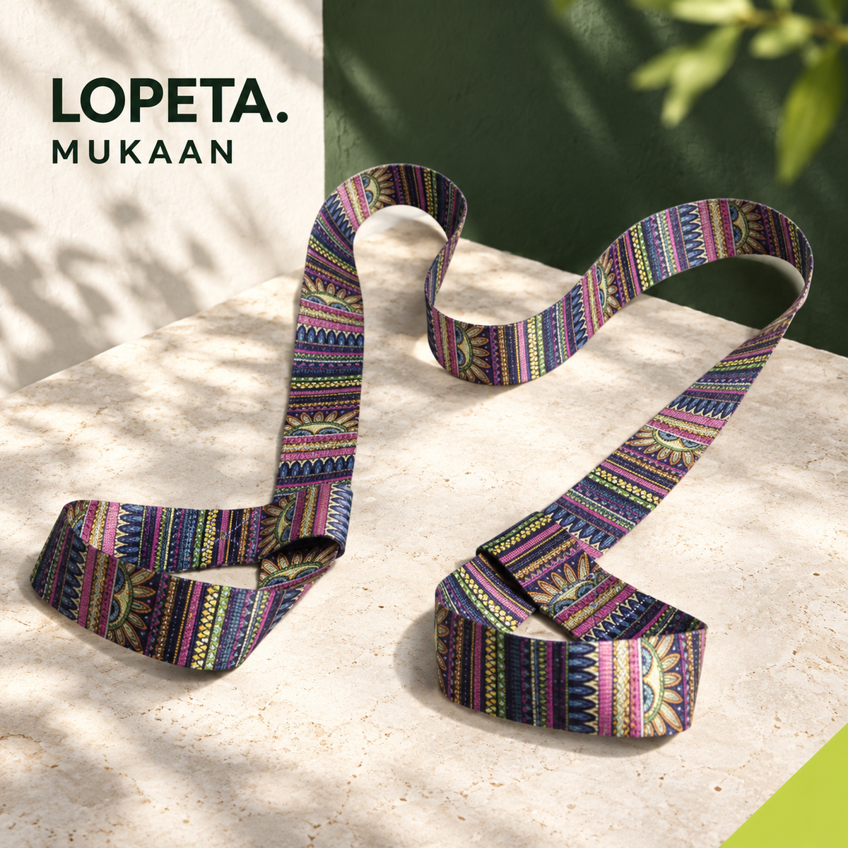 MUKAAN / Joogamaton kantohihna / LOPETA-brändikuva
