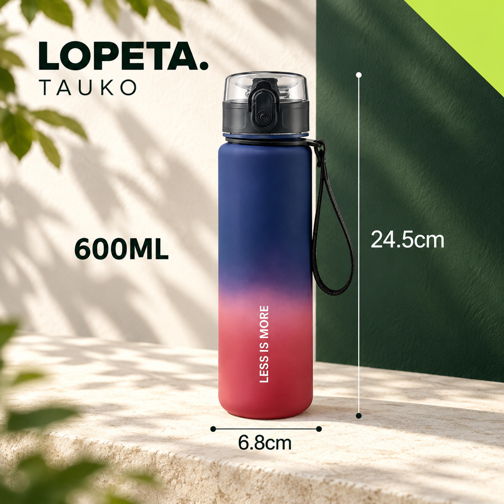 TAUKO / Juomapullo / LOPETA-brändikuva