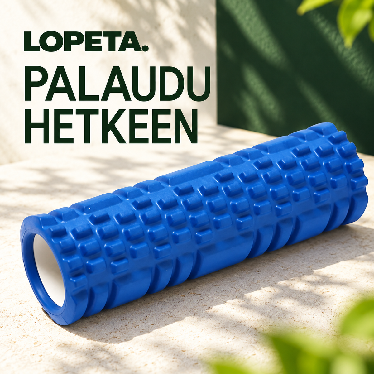 PALAUDU HETKEEN / Kuvioitu vaahtomuovirulla / LOPETA-brändikuva