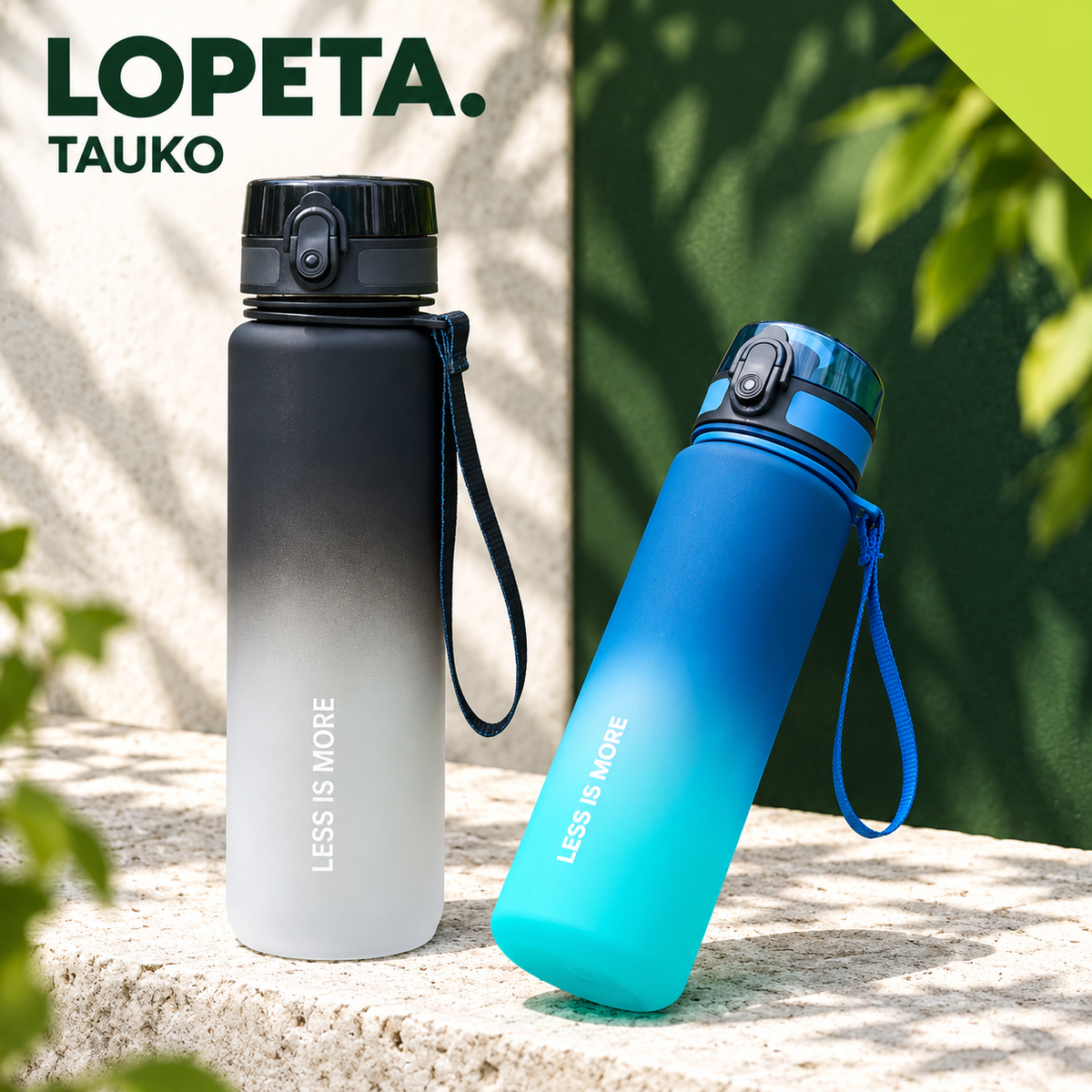 TAUKO / Juomapullo / LOPETA-brändikuva