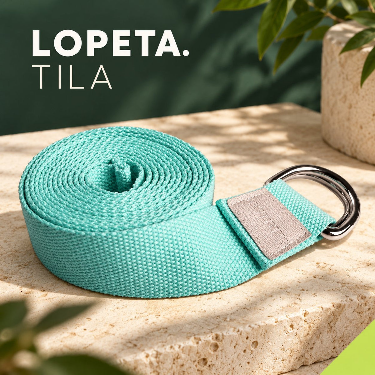 TILA / Puuvillainen venyttelyhihna / LOPETA-brändikuva