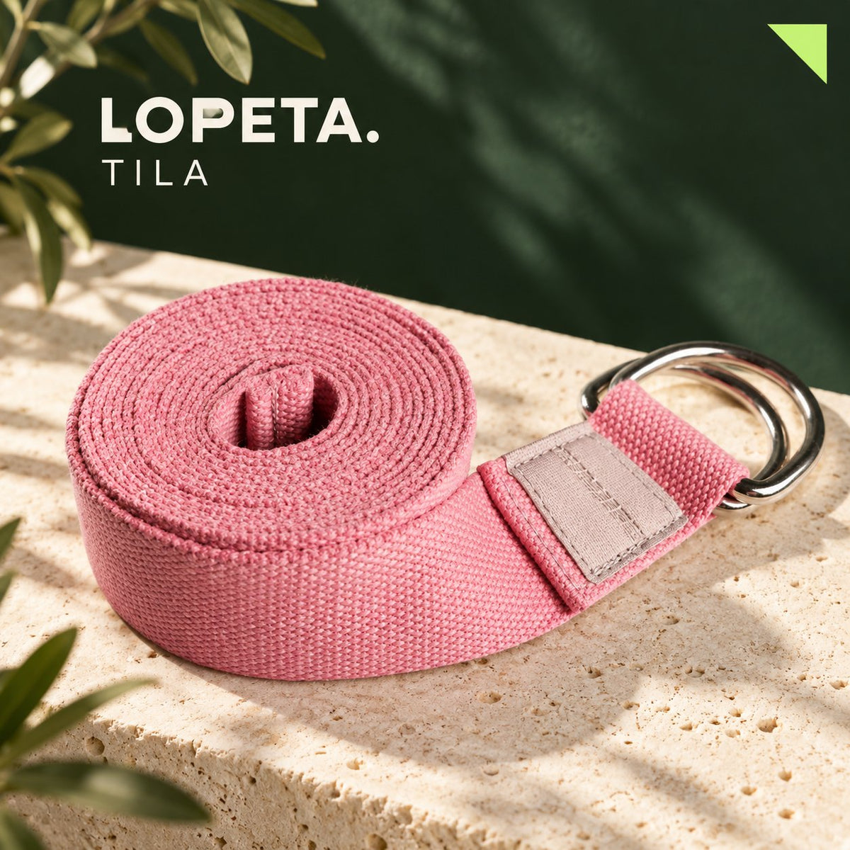 TILA / Puuvillainen venyttelyhihna / LOPETA-brändikuva