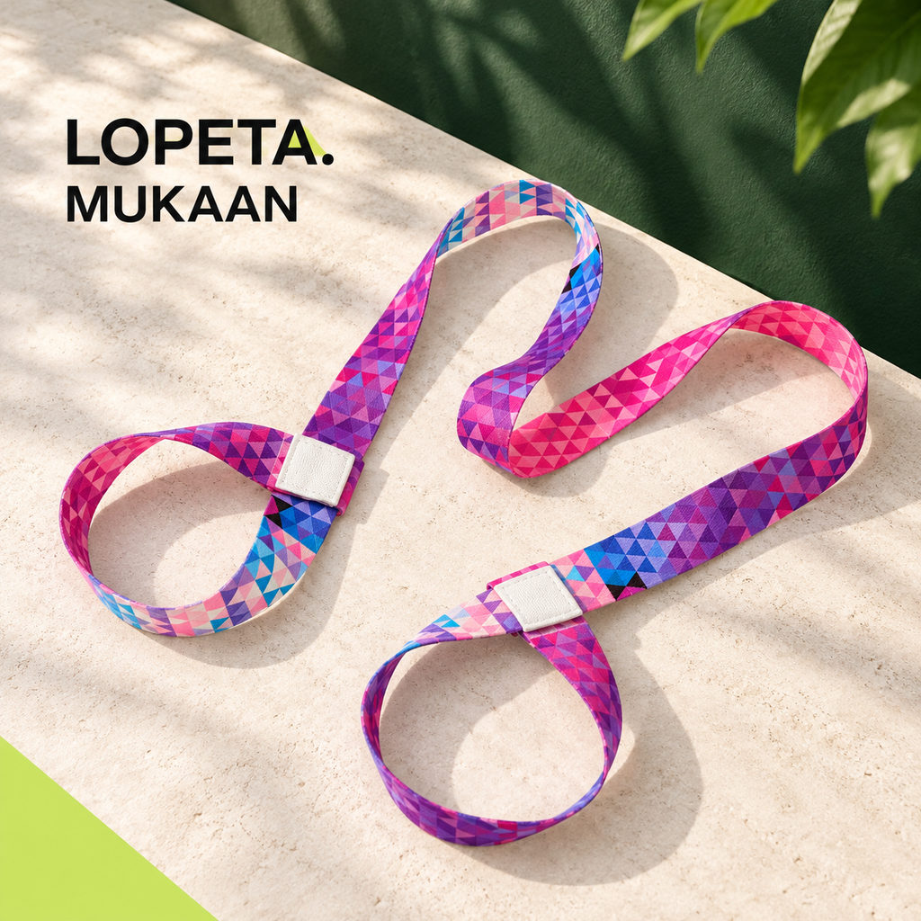 MUKAAN / Joogamaton kantohihna / LOPETA-brändikuva